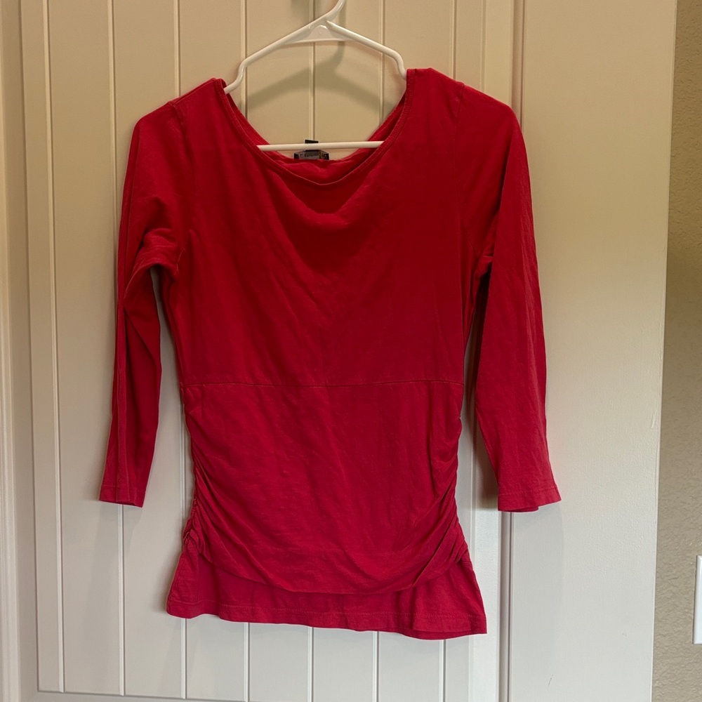 Lilla P Vibrant Red Women's Blouse